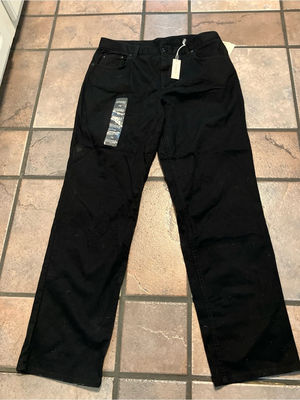 jones new york pants size 12 short black